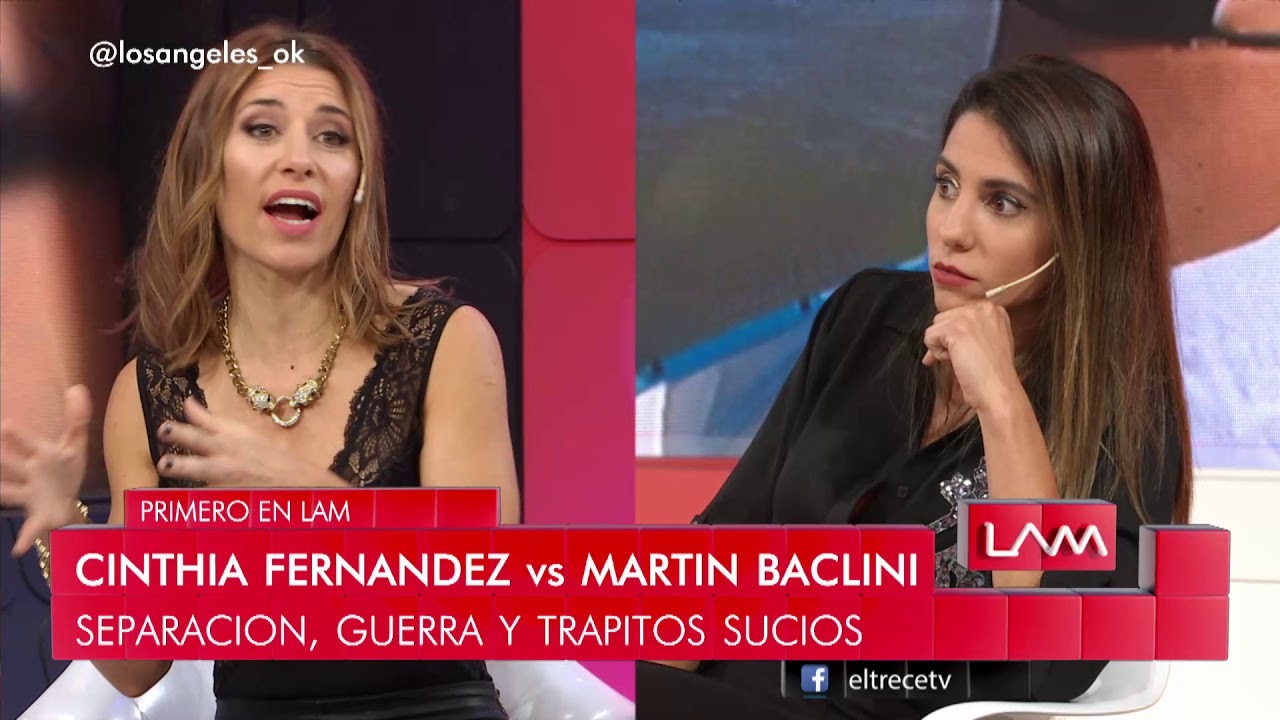 Cinthia Fernández vs Martín Baclini, separación, guerra y trapitos al sol