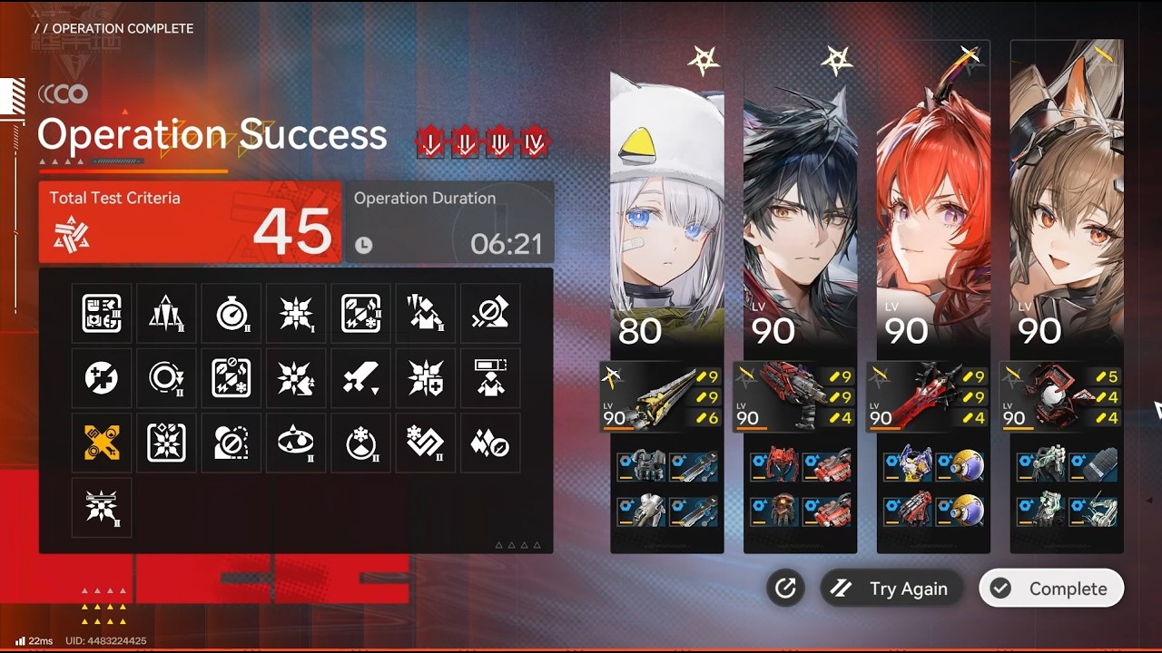 Scuffed CC risk 45 clear WEEK 1 (ENDFIELD)