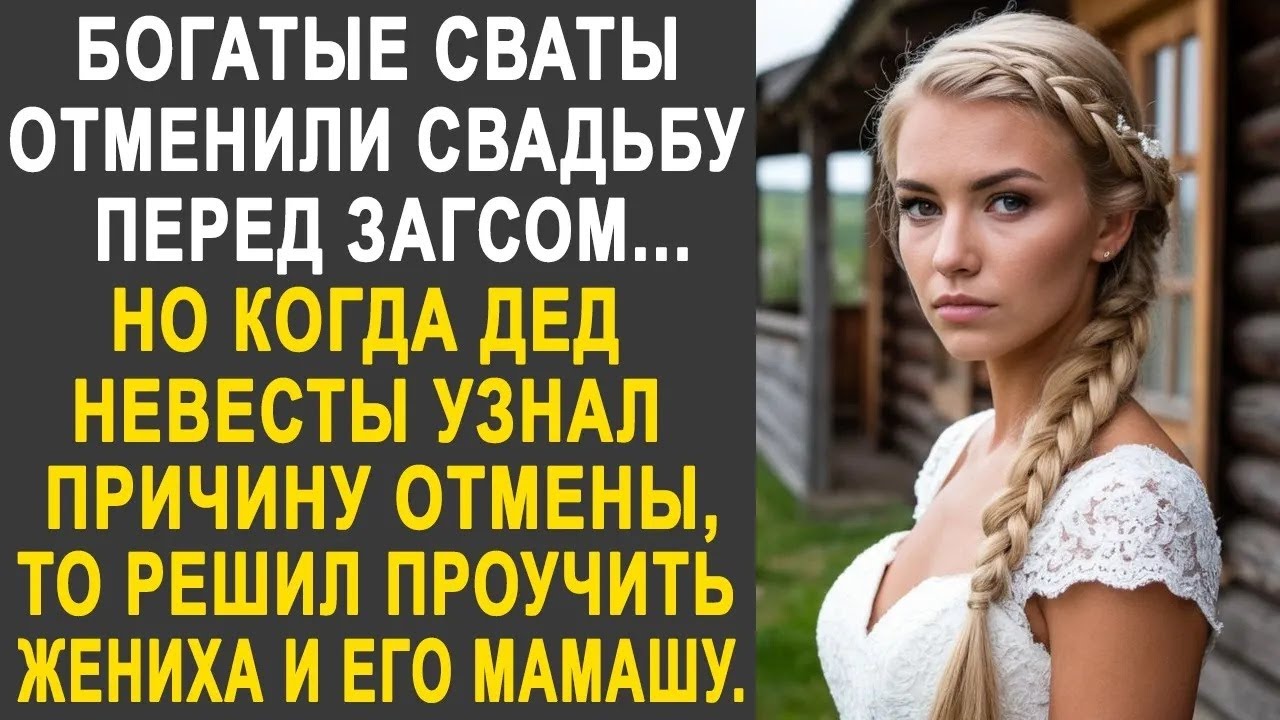 Богатые сваты отменили свадьбу  Но когда дед узнал причину отмены, то решил проучить жениха
