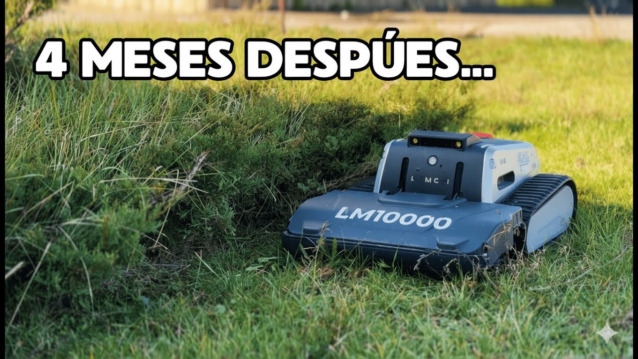 Robot Cortacésped Sin Cable Perimetral con Cuchillas de Cortacésped | IA + RTK + VSLAM | LM 10000