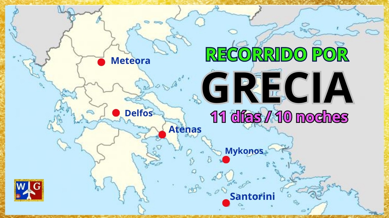 GRECIA en 11 días 🇬🇷 | El itinerario PERFECTO (islas + Delfos + Meteora + Atenas)