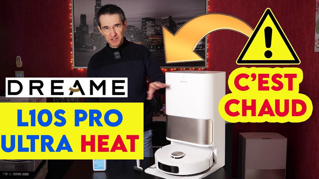 ✅ LAVAGE EAU CHAUDE ✅ TEST DREAME L10s PRO ULTRA HEAT ✅ ASPIRATEUR ROBOT