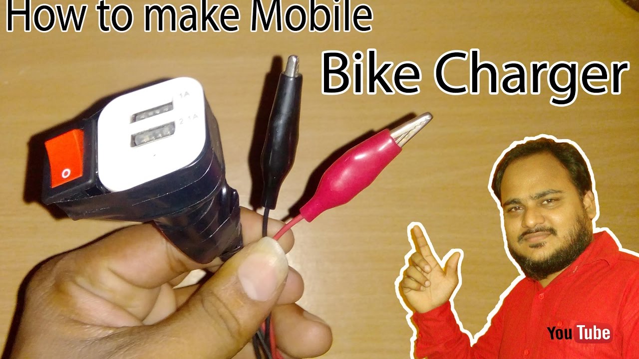 How to make USB Mobile Bike (Motorcycle) Charger With Car Charger