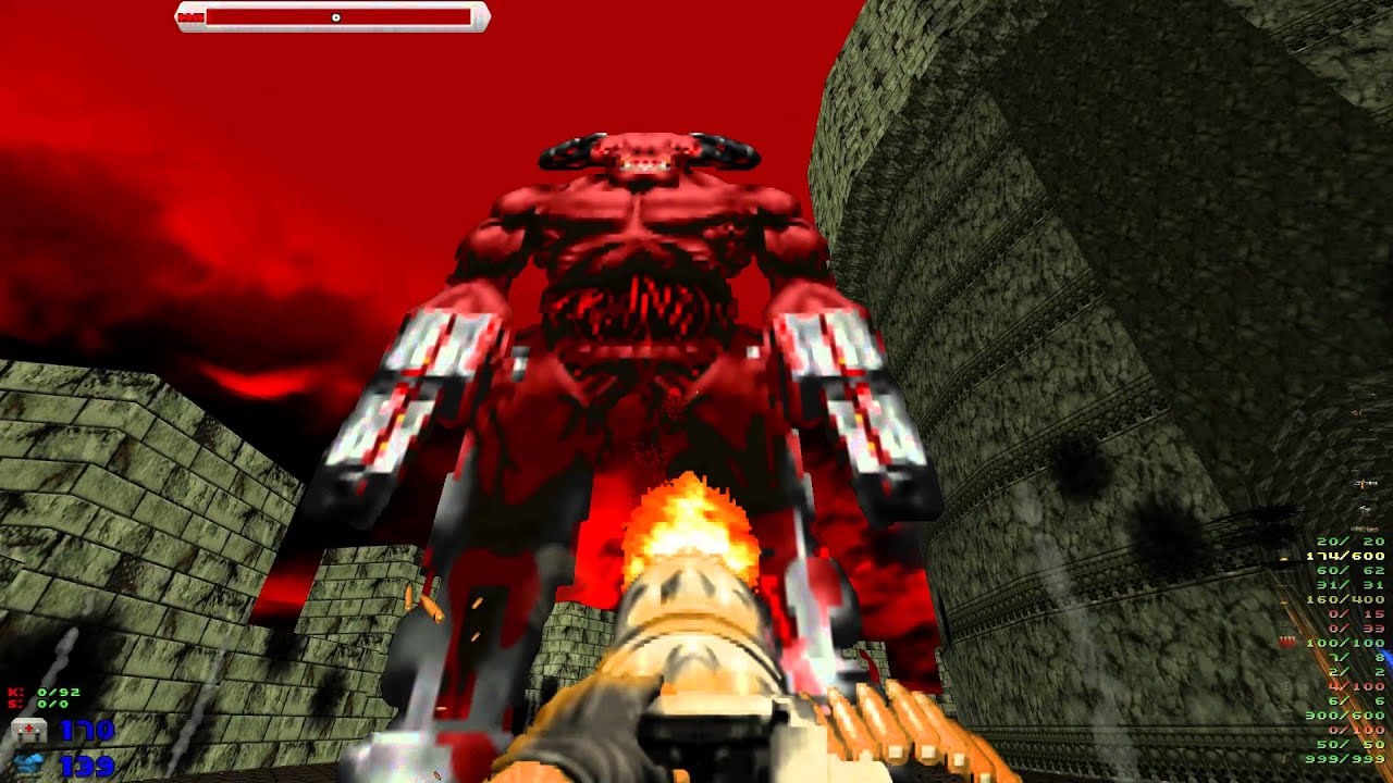Brutal Doom v20b Hell on Earth Starter Pack - MAP20 The Tower - 1080p 60fps