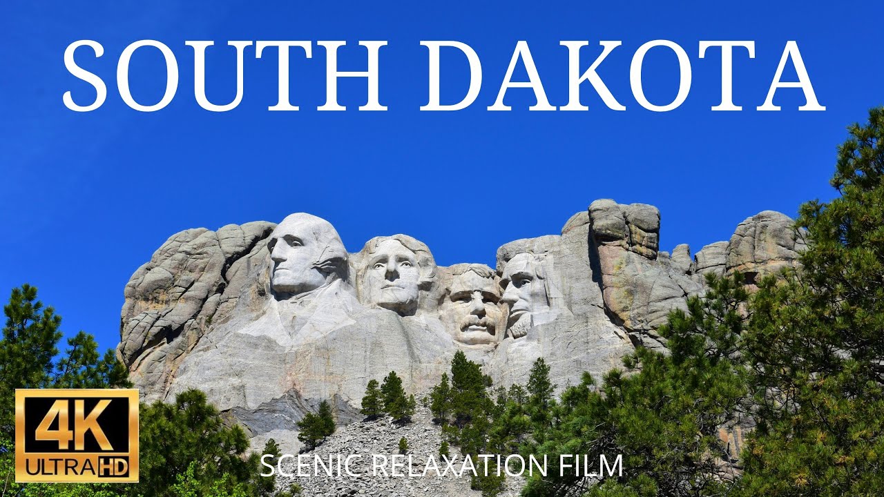 SOUTH DAKOTA 4K Scenic Relaxation Film | Mount Rushmore | Black Hills | Aerial Drone Movie