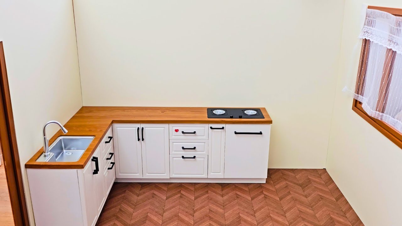 Mini kitchen set installation  ✨ ORCARA kitchen ✨  ASMR ✨