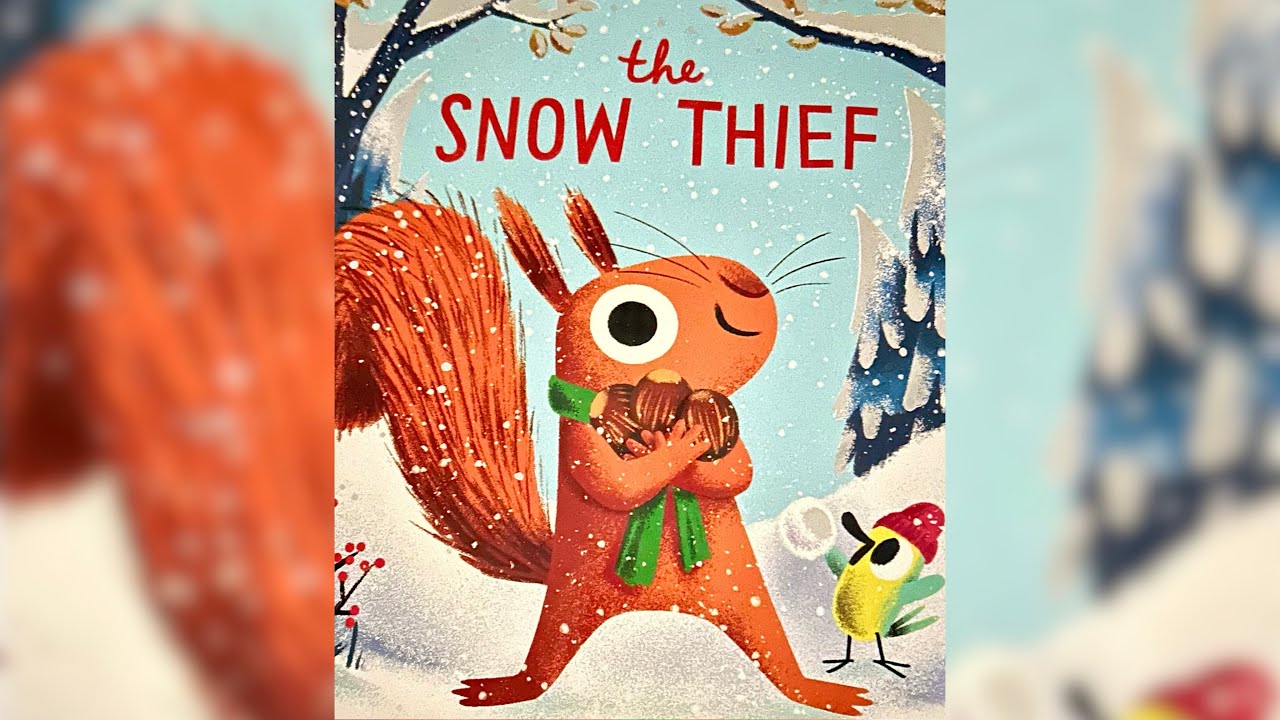 The snow thief 🐿️ ￼❄️ 