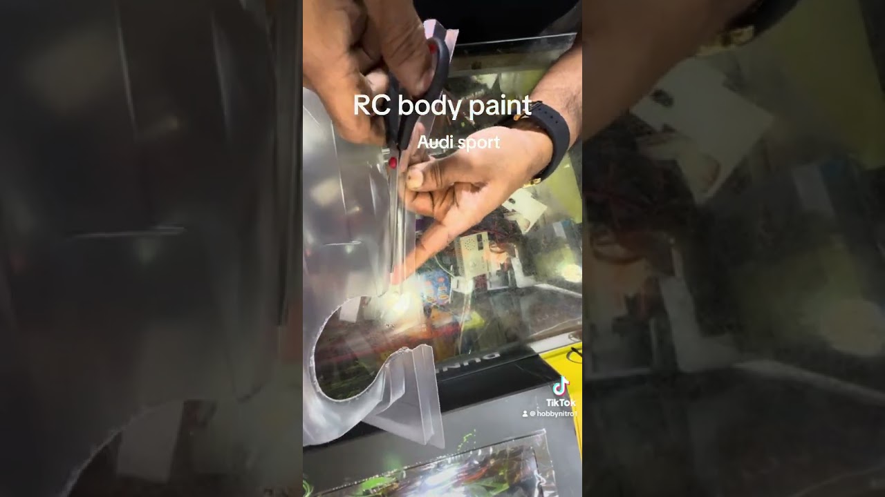 RC body paint Audi sport 1/10 scale