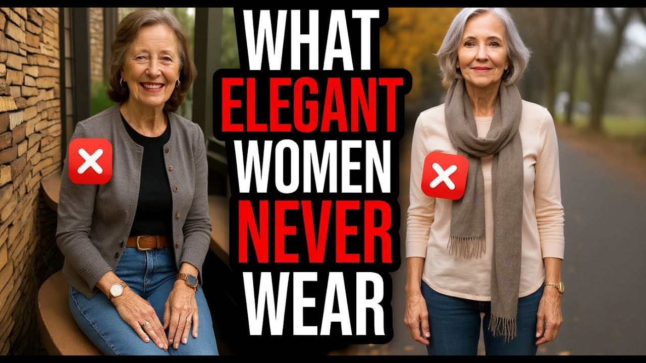 21 COMMON Wardrobe MISTAKES Elegant Women Over 50 AVOID