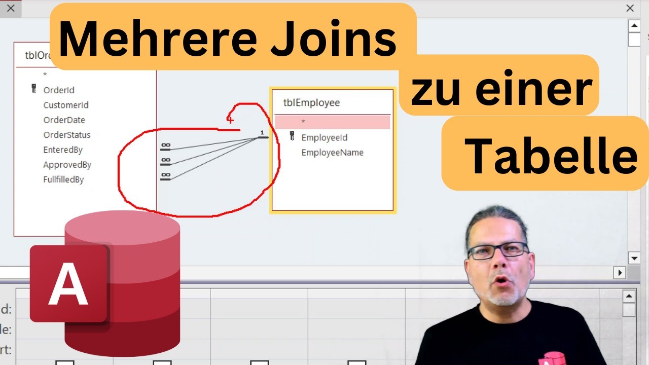 Mehrere Joins auf Eine Tabelle - MsAccess