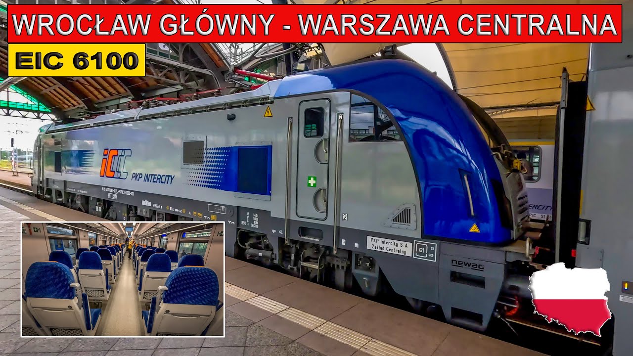 🇵🇱 Poland - Travelling from Wroclaw to Warsaw on PKP Express Intercity Train