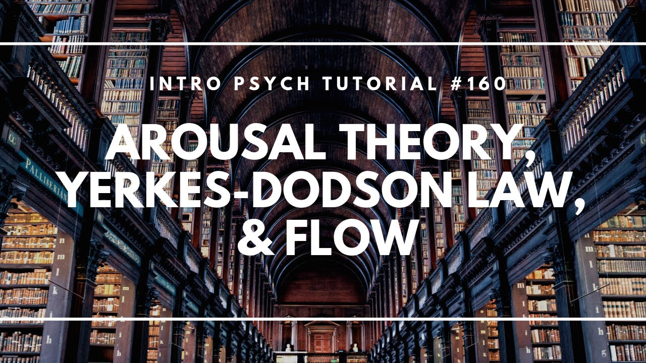 Arousal Theory, Yerkes-Dodson Law, and Flow (Intro Psych Tutorial #160)