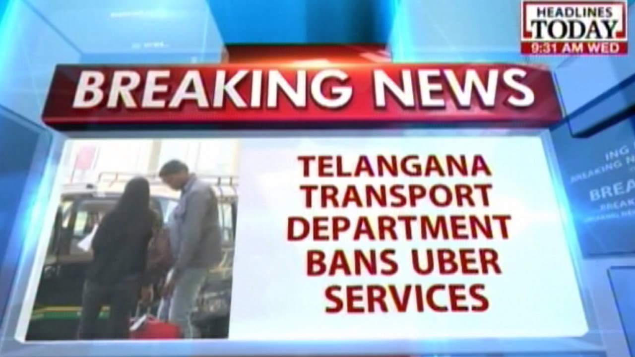 Telangana transport department bans Uber services