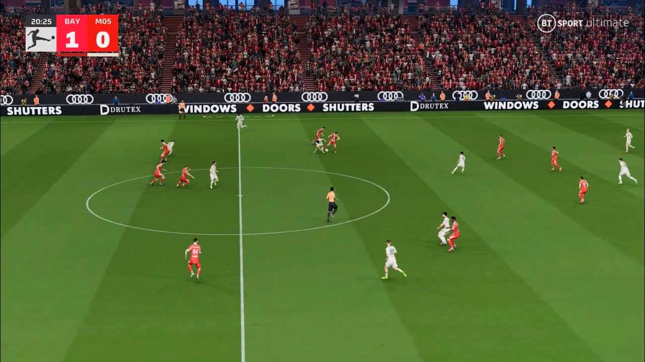 FC 26 REALISTIC FULL MODS | BAYERN MUNCHEN VS MAINZ 05 (ANTH JAMES GAMEPLAY V3)