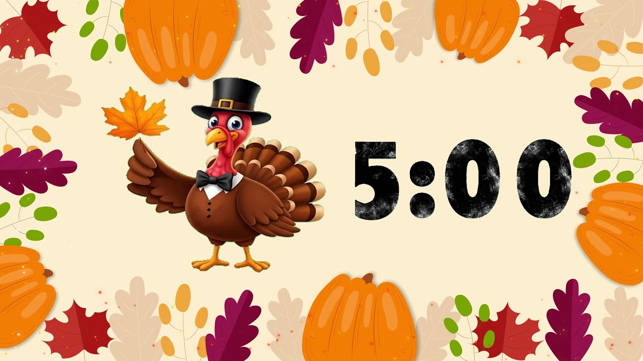 Happy Thanksgiving | 5 Minute Timer