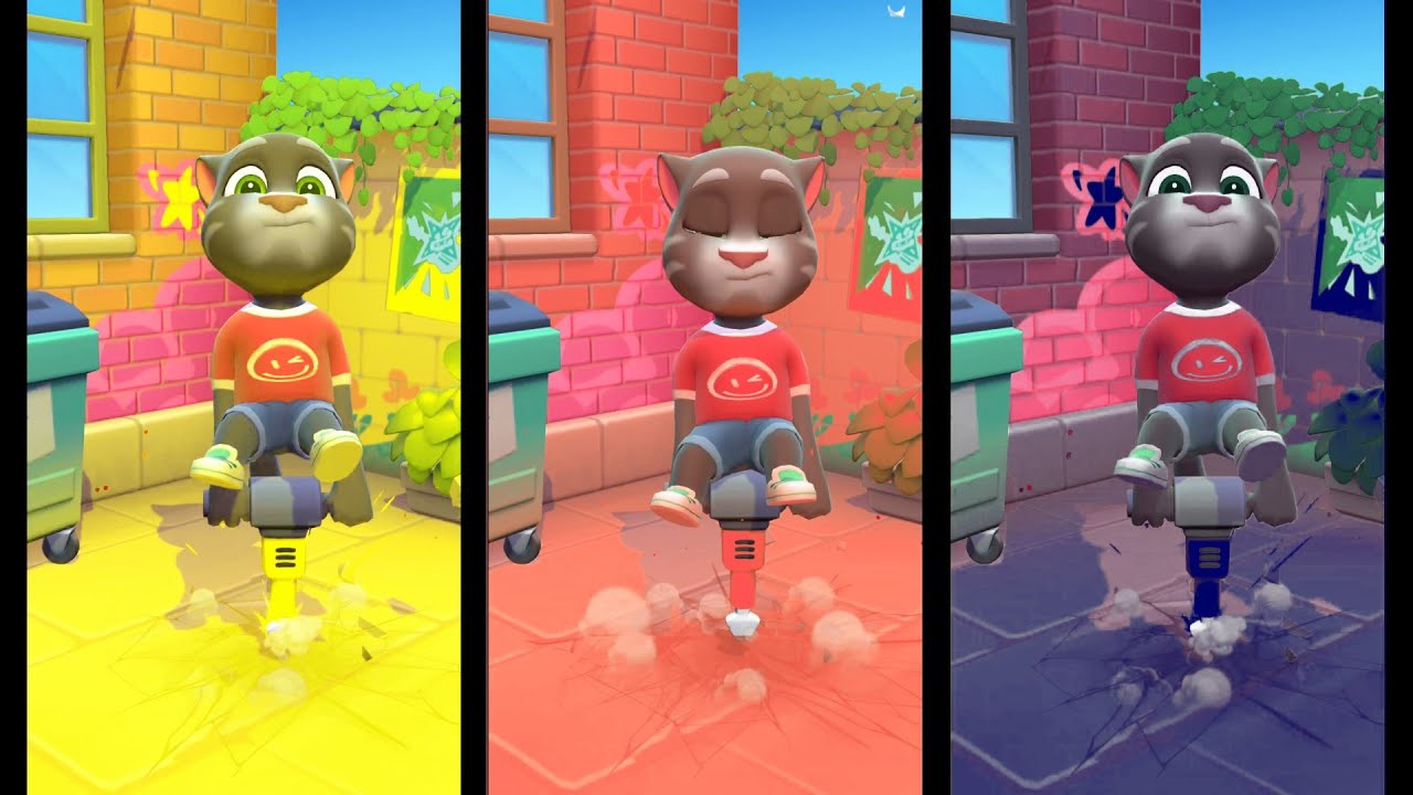 Talking Tom Cat 2025 Funniest Moment - - Colors Gameplay Part 188 -- Happy Birthday Tom