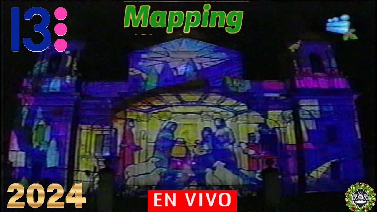 🎅Mapping Navideño Catedral Guatemala 2024 Canal 11 SHOW DE LUCES