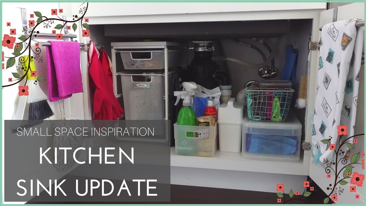 Organization Update: How I Organize Under The Kitchen Sink
