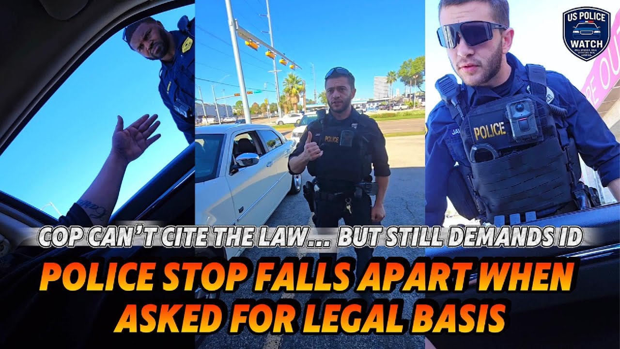 Family of Four Stopped &mdash; Officer Loses His Cool, Sergeant Steps In