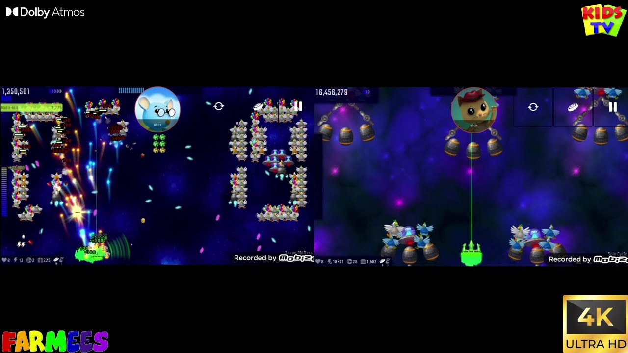 Chicken Invaders Universe Kids TV Animals #1: Hard Mission #1 | By Farmees Animals