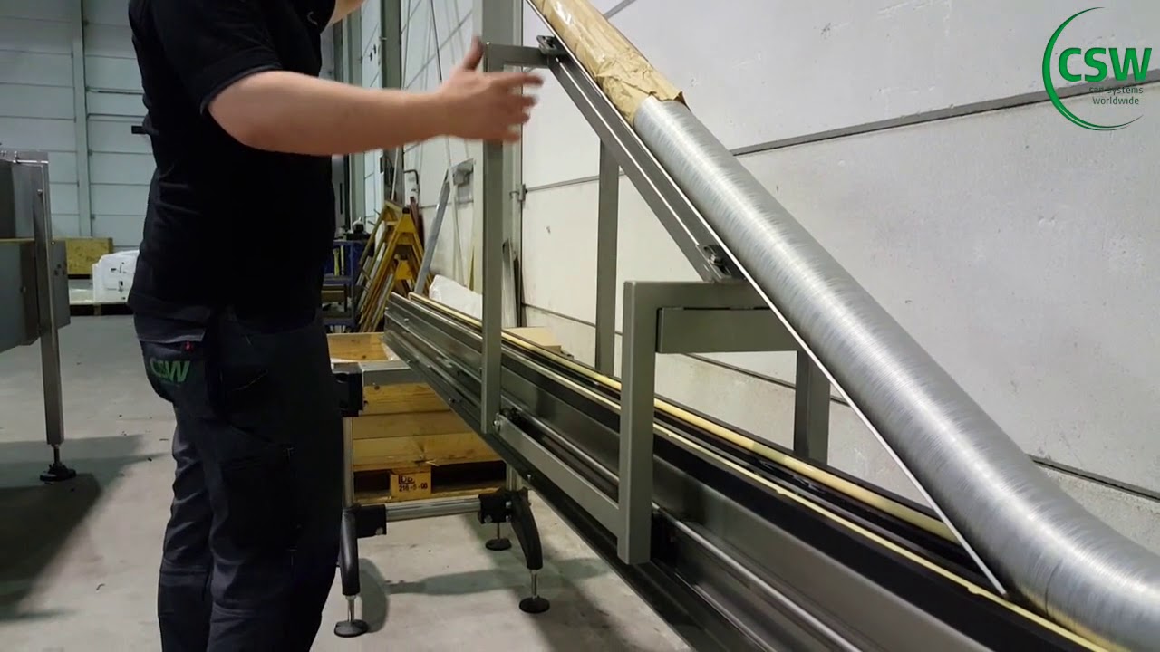 CSW Automatic End Feeder, Manual Unwrapping