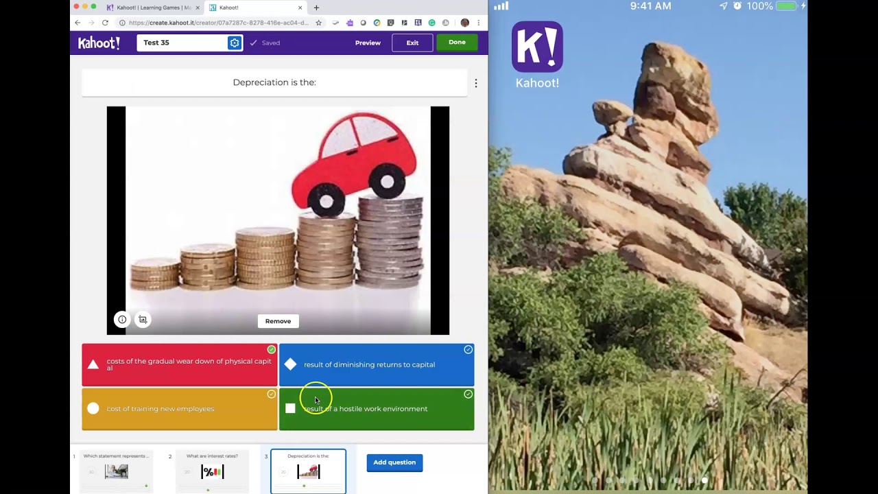 Kahoot!  New updates!