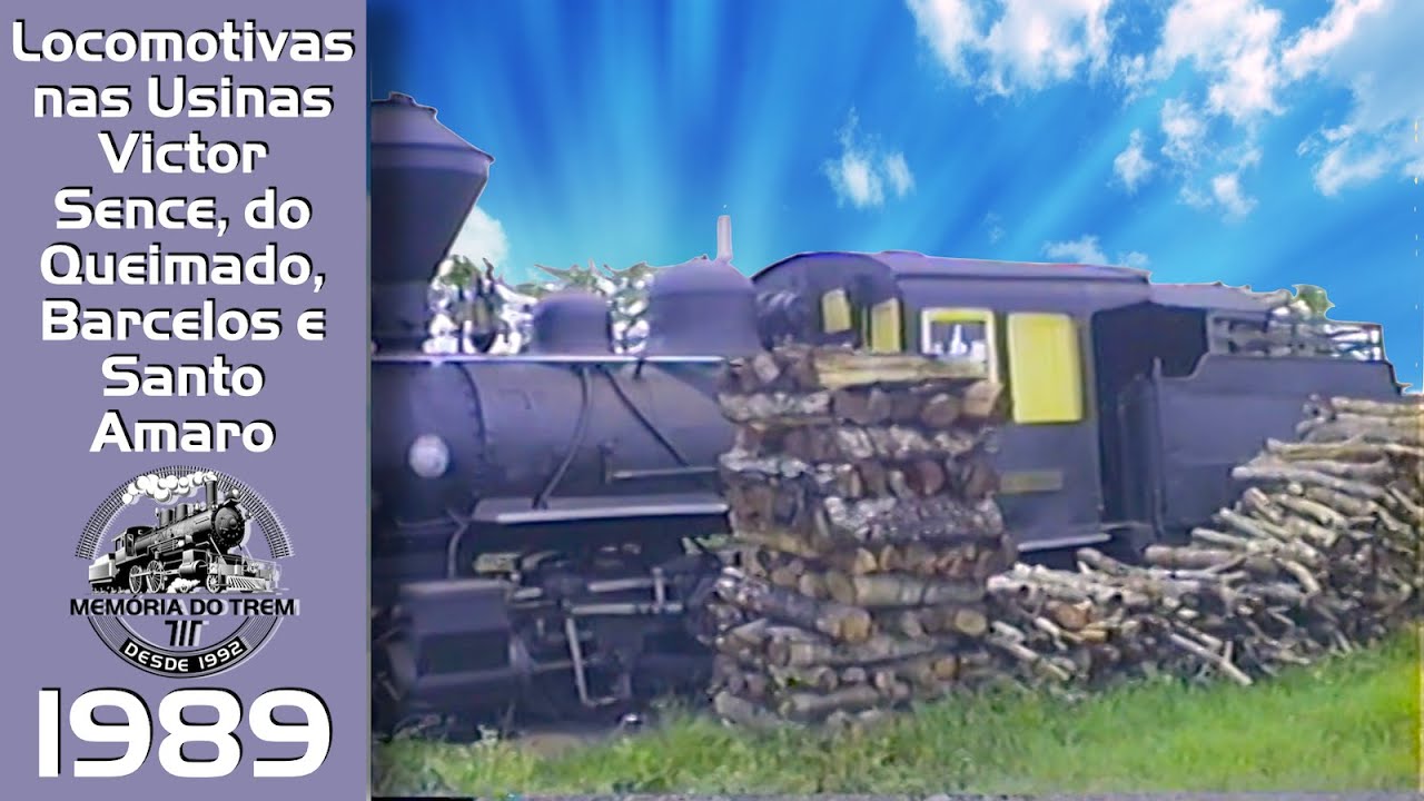 MT 127 - Locomotivas nas usinas de cana no Estado do Rio de Janeiro (1989)