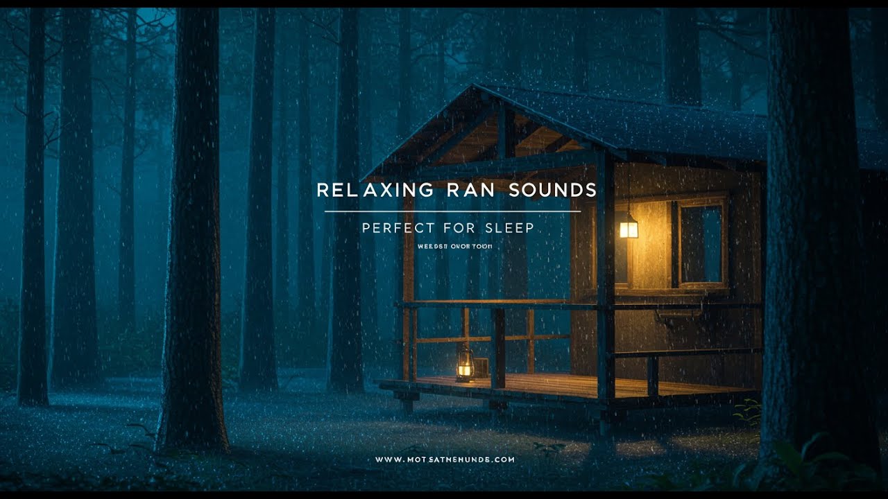 Rain Sounds For Sleeping - 99% 3 minutes Instantly Fall Asleep With Rain And Thunder Sounds At Night