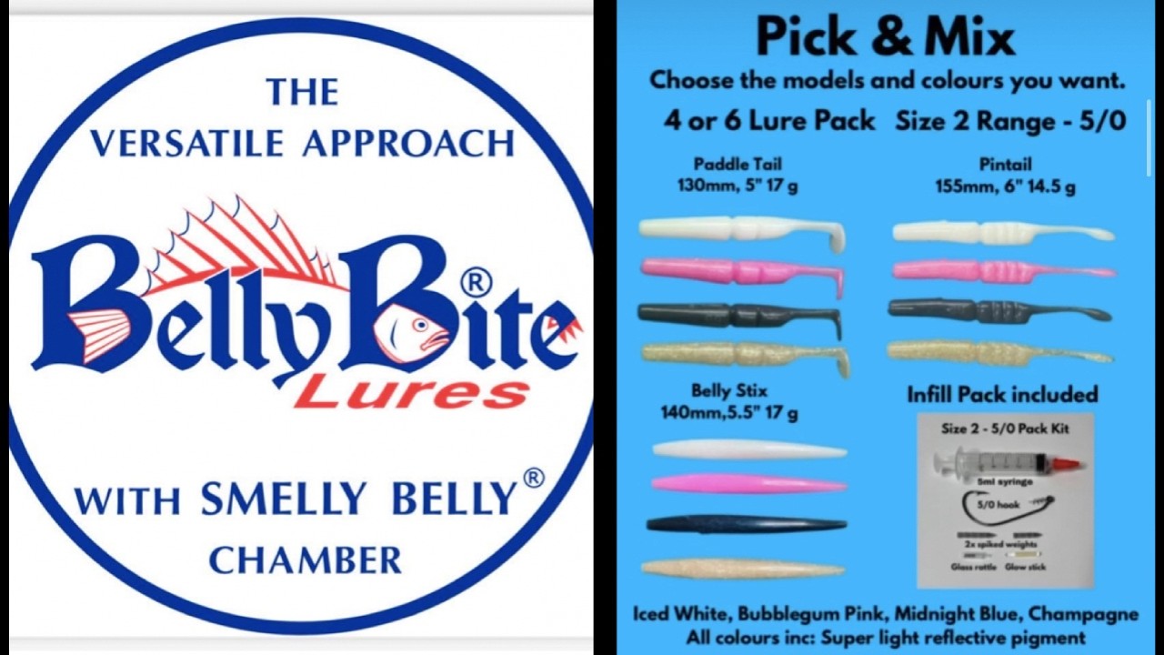 Unique, Versatile, Revolutionary New Belly Bite Bass Lures, Unboxing!!