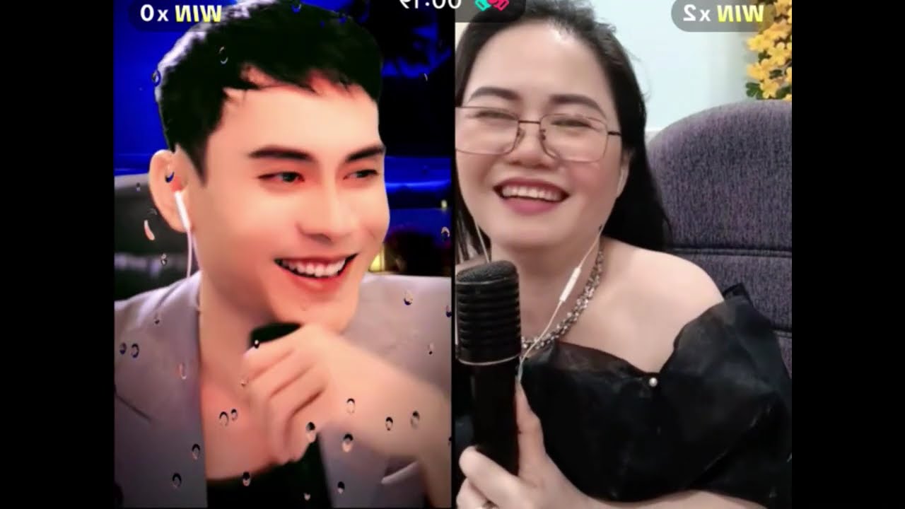 Ghép Đôi Vui Vẻ Thắm Hôm Nay Hát Cùng Anh Chàng Đẹp Trai Hát Nhạc Bolero
