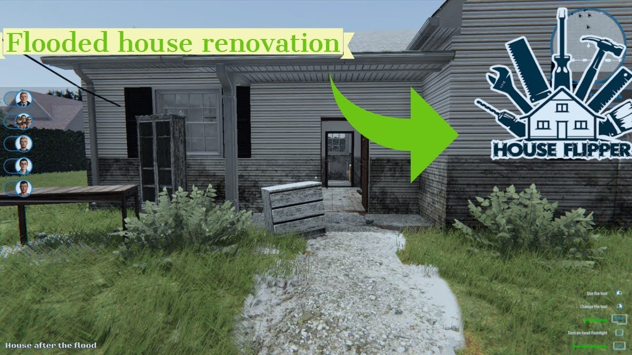 Flooded house restoration | Time lapse| House Flipper |part -2
