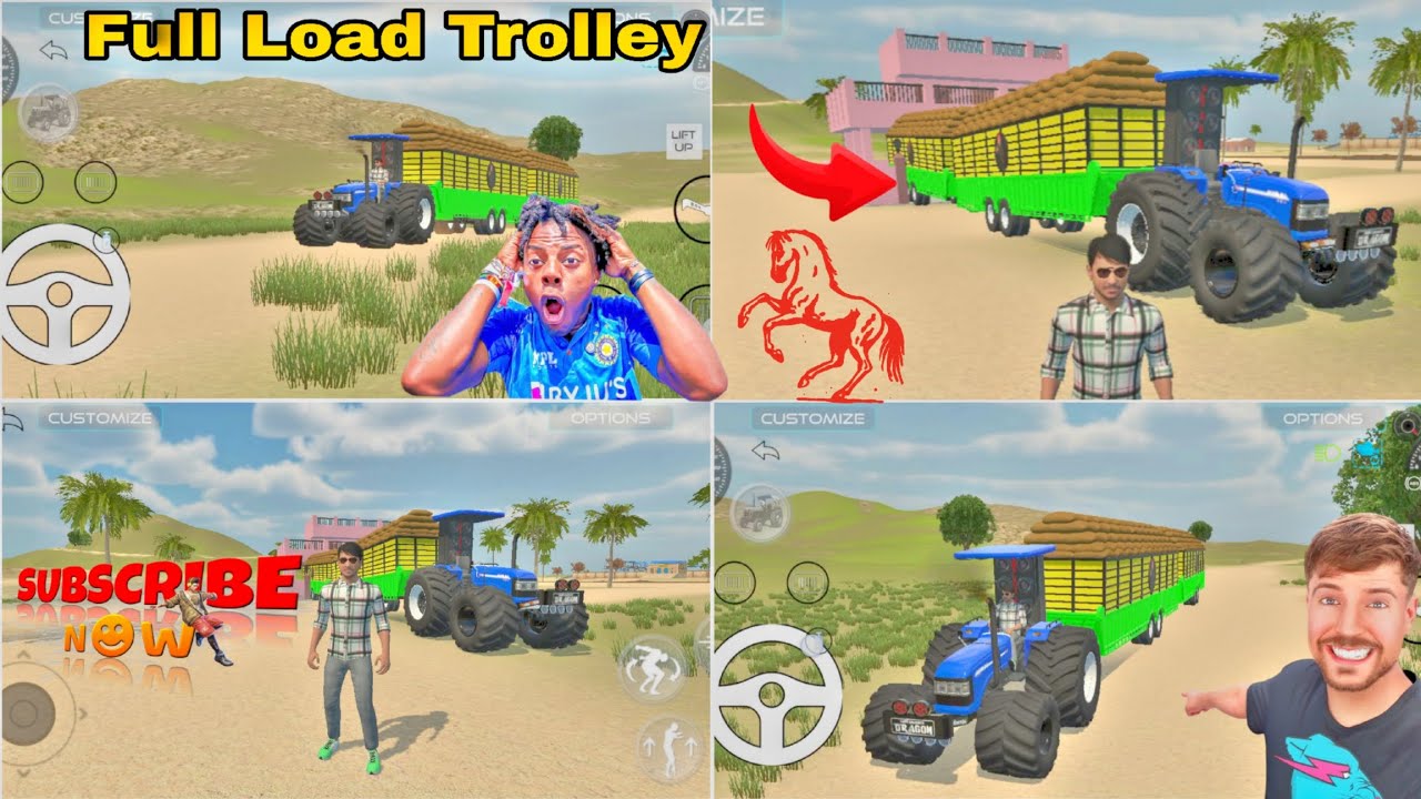 Full Load Trolley #sonalika #tractor #game #indiantractorsimulatorlite @AkashThakor-A50 