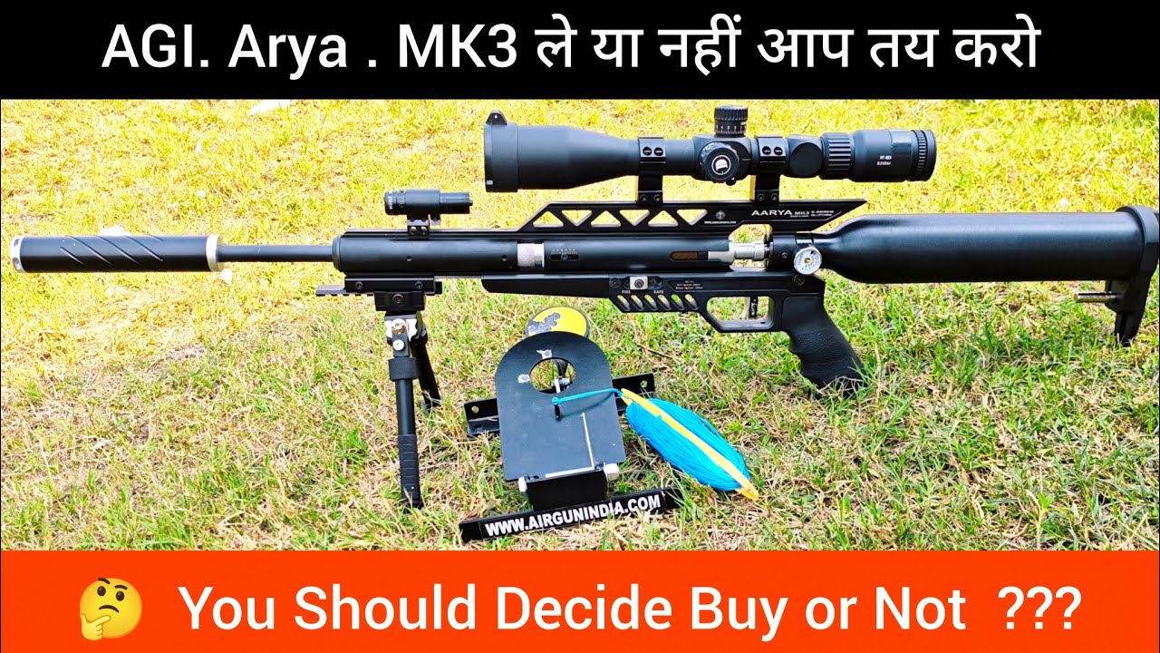 Aarya.MK3 pcp Air Rifle in my Opinion fun with field target 