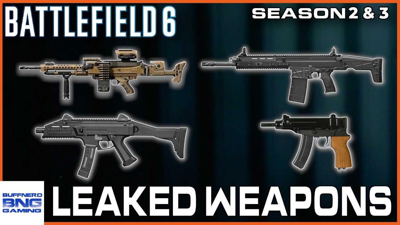 Утечка информации об оружии 2-го сезона и далее &mdash; Battlefield 6
