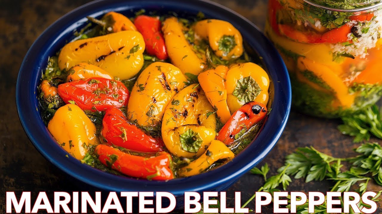 Marinated Mini Sweet Peppers Recipe