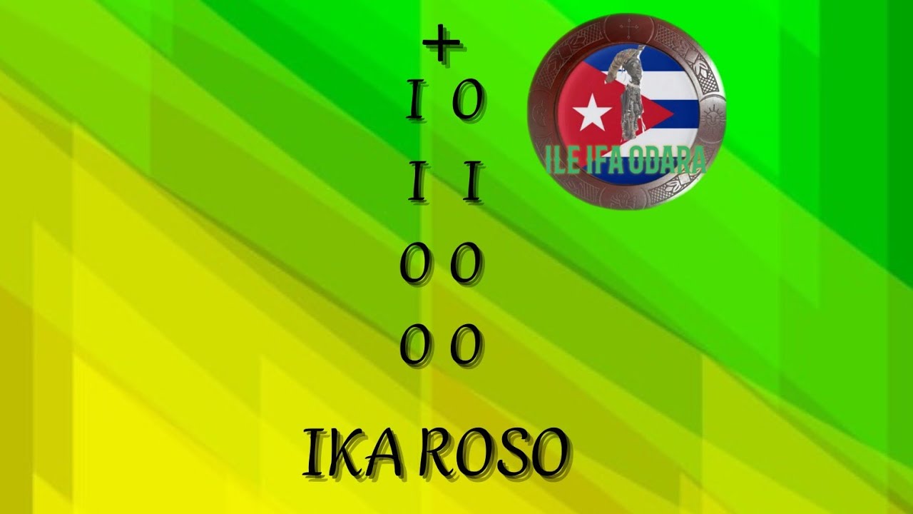 IKA ROSO.EL QUE CIERRA LOS OJOS NO ELIMINA EL PELIGRO.#religionyoruba #ifa #ileifaodara #babalawos