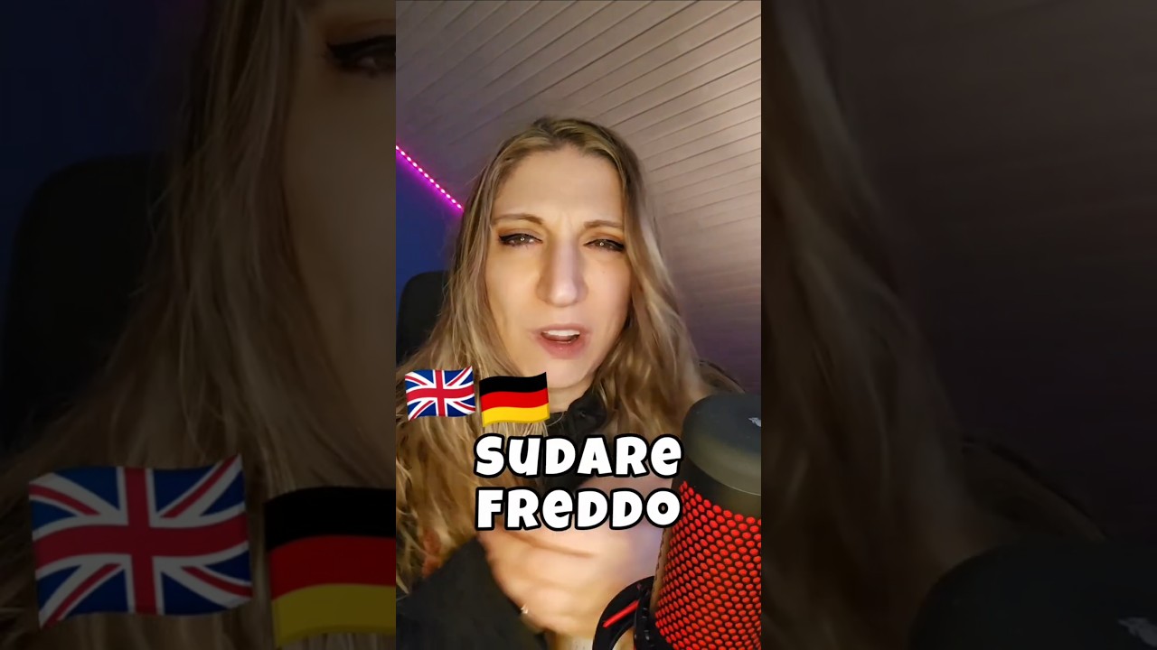 Inglese - Tedesco | SUDARE FREDDO | Step by Step Lingue #shorts #inglese #tedesco