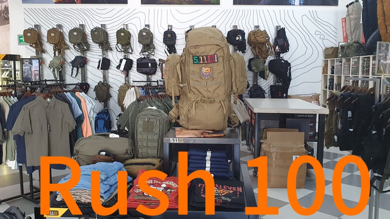 Mochila Táctica 5.11 Rush 100 Características.