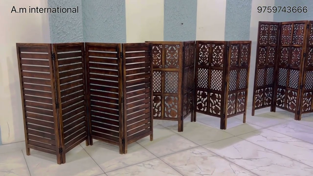 # 34 Wide Range Of Wooden Partition | How To Install Room Divider With Stands |  Room Divider Design