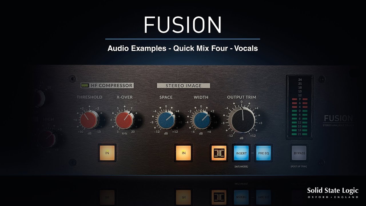 SSL Fusion -  Quick Mix 4 - Vocals