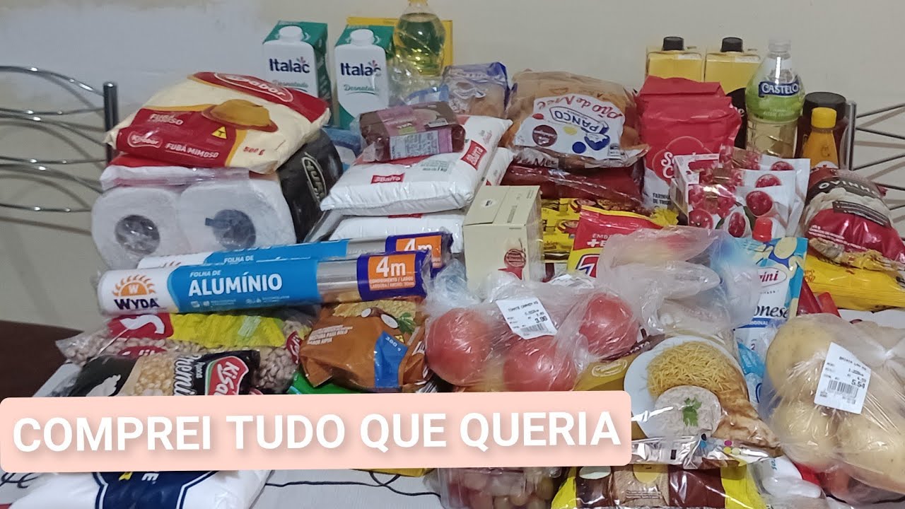 🧺 Compra do Mês | e Economia Doméstica