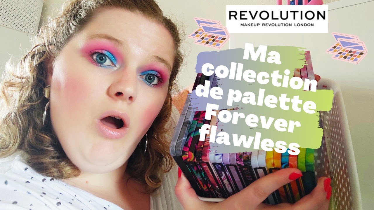 Ma collection de palette Forever flawless  makeup révolution 😍  #foreverflawless#