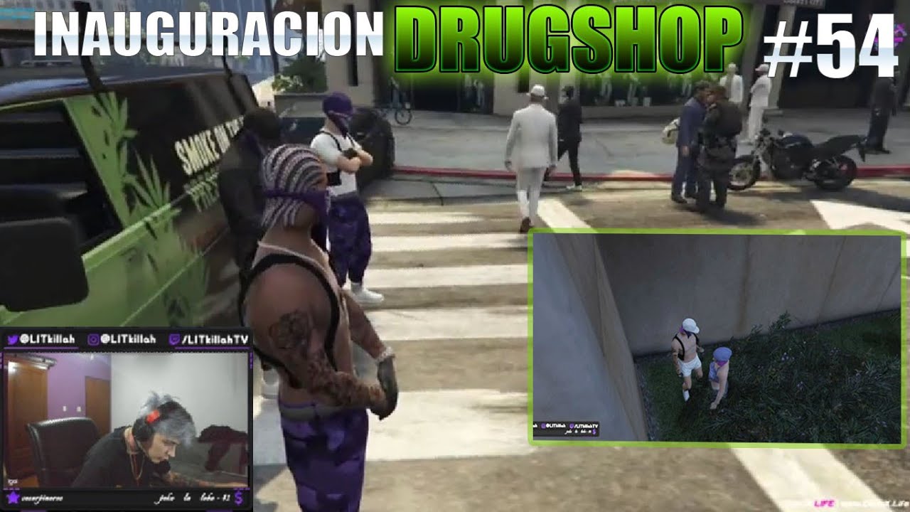 LIT KILLAH GTA INAUGURACION CON LA CHINI EN LOS ARBUSTOS #54