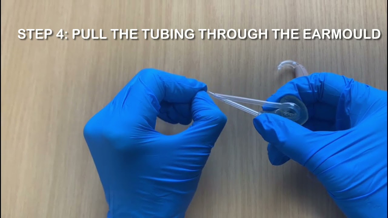 How to re-tube your earmould