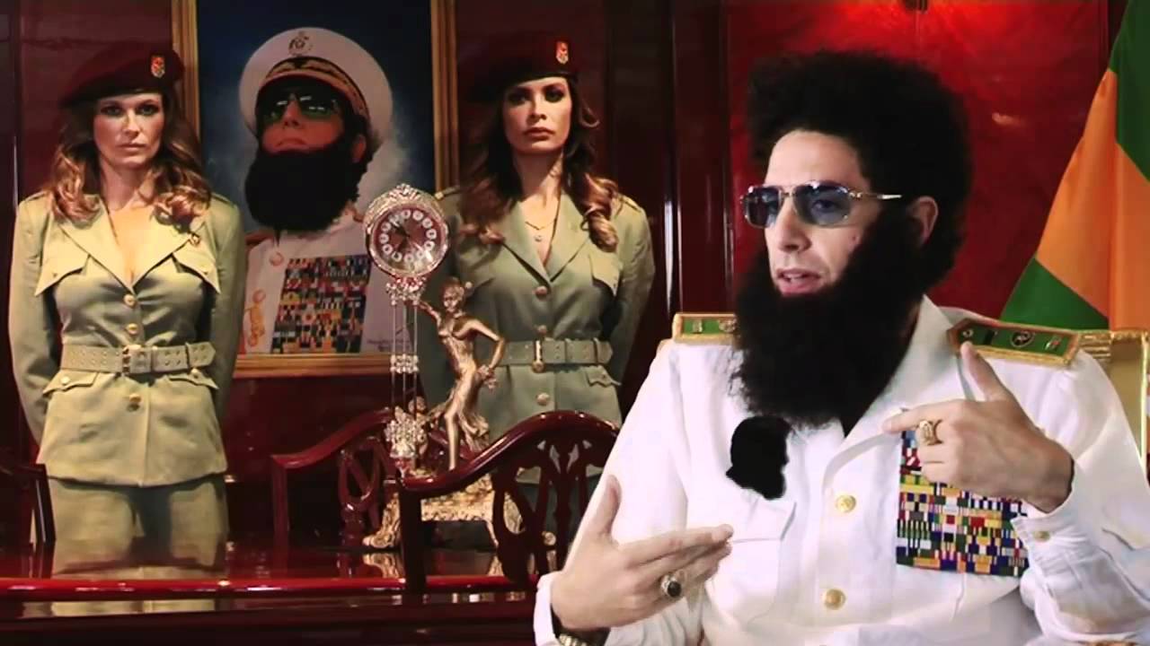 The Dictator (Sacha Baron Cohen) with Fitzy and Wippa UNCUT