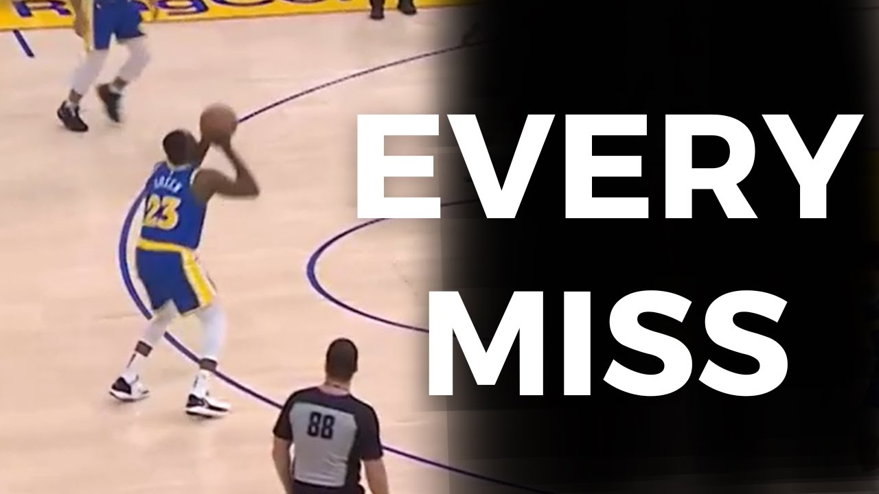 I found every Draymond Green 3 point miss this season...