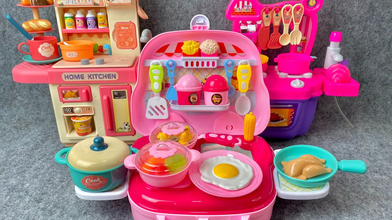 11 Minutes Satisfying with Unboxing & Review Miniature Kitchen Set Toys Cooking Video | ASMR Videos 