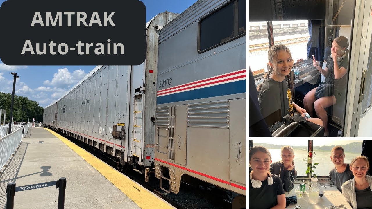 Montréal-Floride voiture et train - AMTRAK Auto-Train - Vlog Disney en français - Bella Isabella WDW