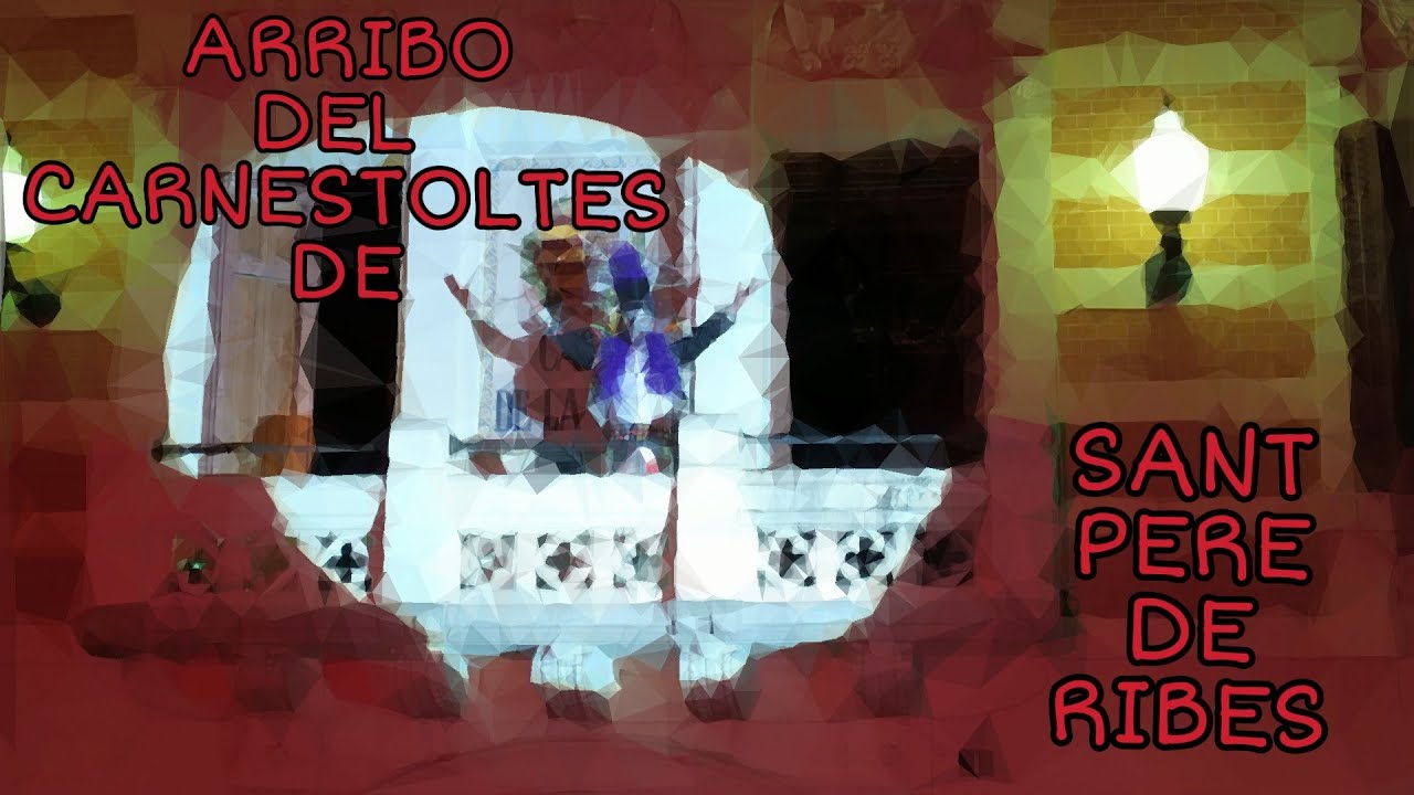 Arribo del carnestoltes de Sant Pere de Ribes