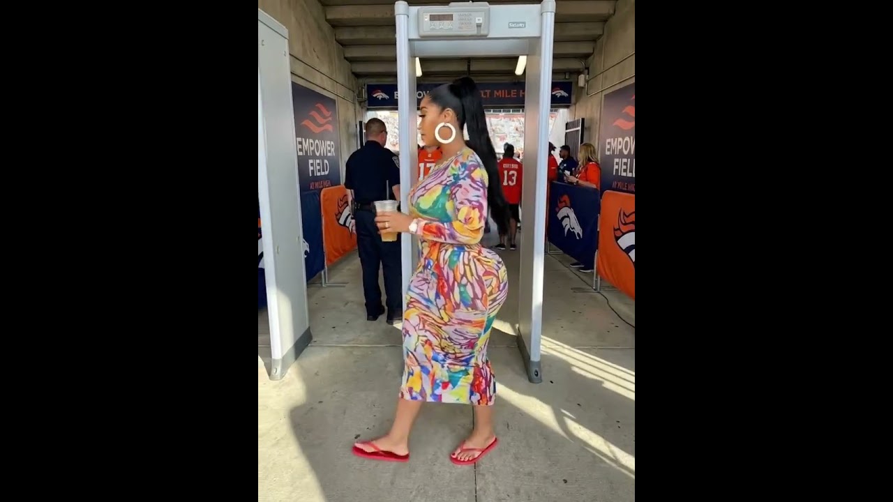 Kisha Heads to Broncos vs. Bills — and Gets Wanded at the Gate